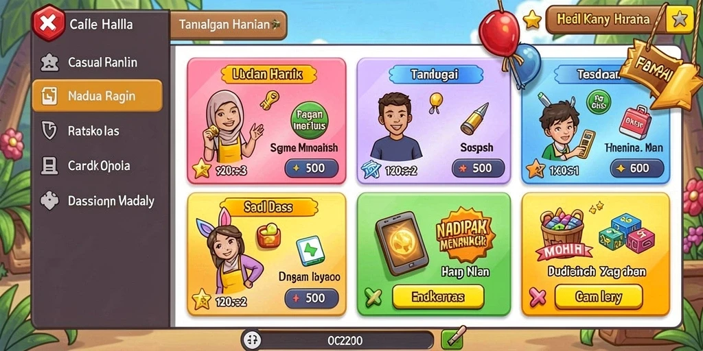 Bonus harian yang menguntungkan untuk semua pemain.