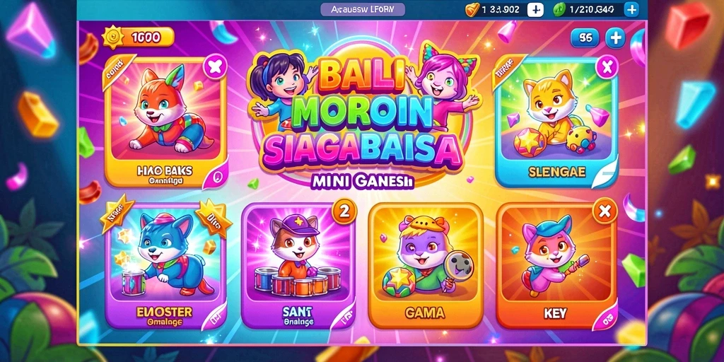 Menu bonus dan promosi untuk pemain setia.