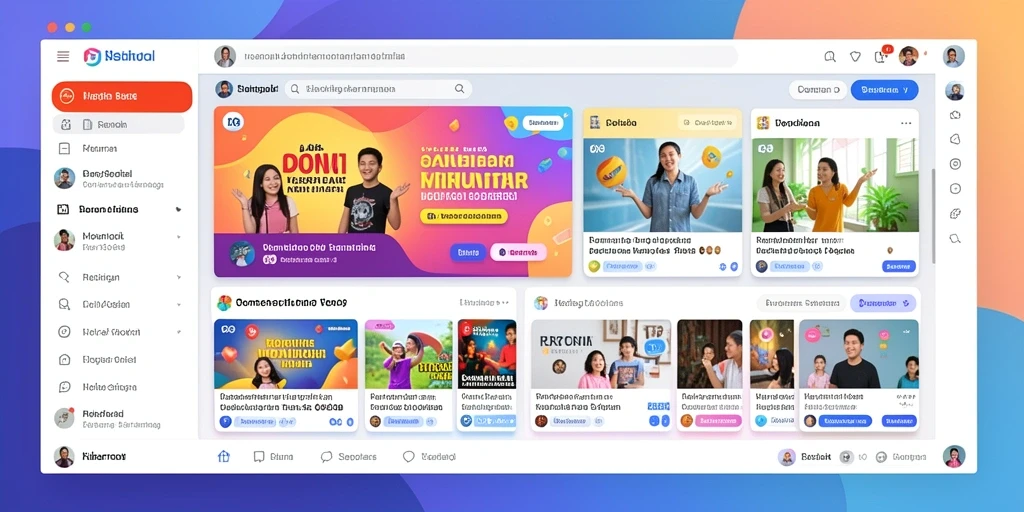 Fitur sosial yang memungkinkan interaksi antar pemain.