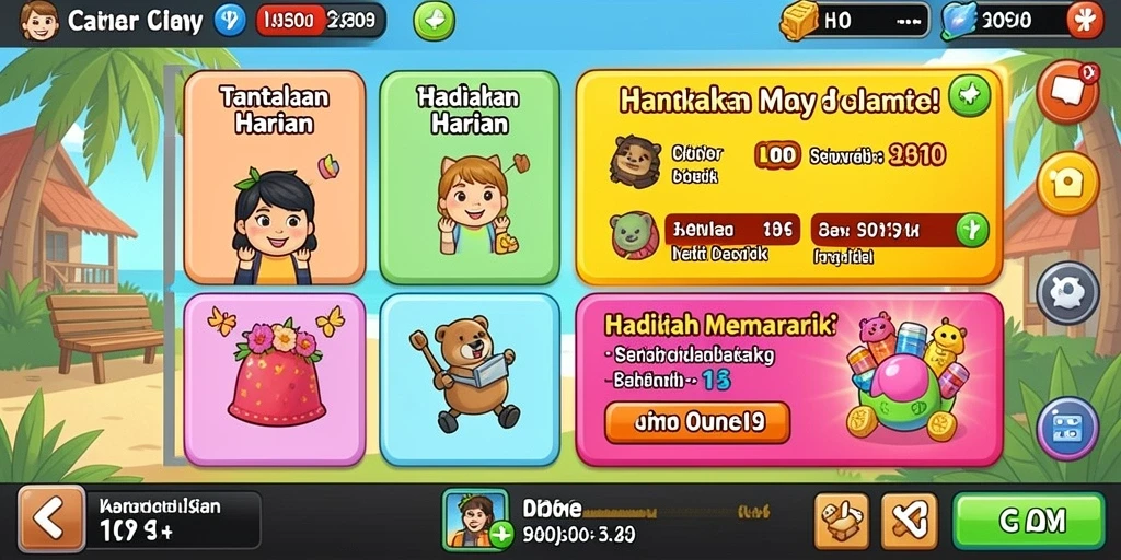 Fitur bonus menarik yang membuat permainan semakin seru.